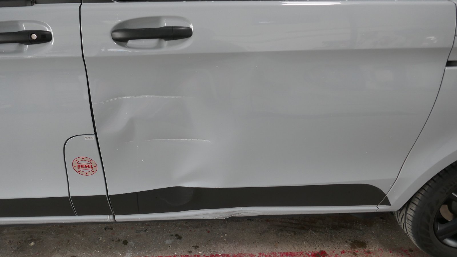 Seitenschaden am Auto